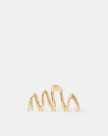 Accessorize Metal Wave Claw Clip