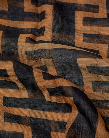 Accessorize Geometric Print Scarf