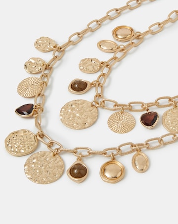 Accessorize 2-Pack Coin Charm Necklaces