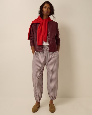 Monsoon Penelope Scallop Leather Jacket