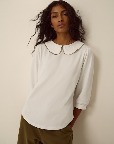 Monsoon Caris Collar Jersey Top