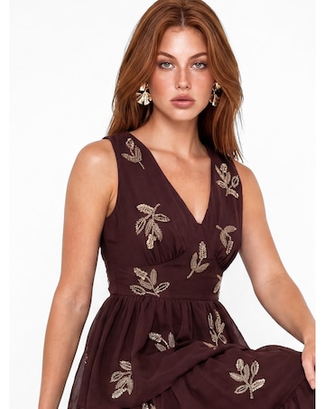 Maya Deluxe Embellished Maxi Dress