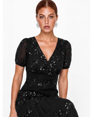 Maya Deluxe Embellished Maxi Dress