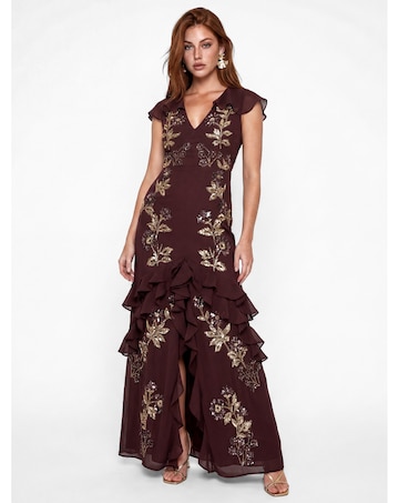 Maya Deluxe Embellished Maxi Dress