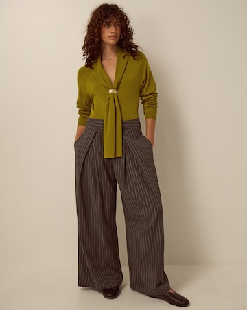 Monsoon Tilly Neck Tie Jumper