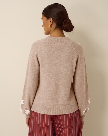 Monsoon Emily Floral Embroidered Jumper