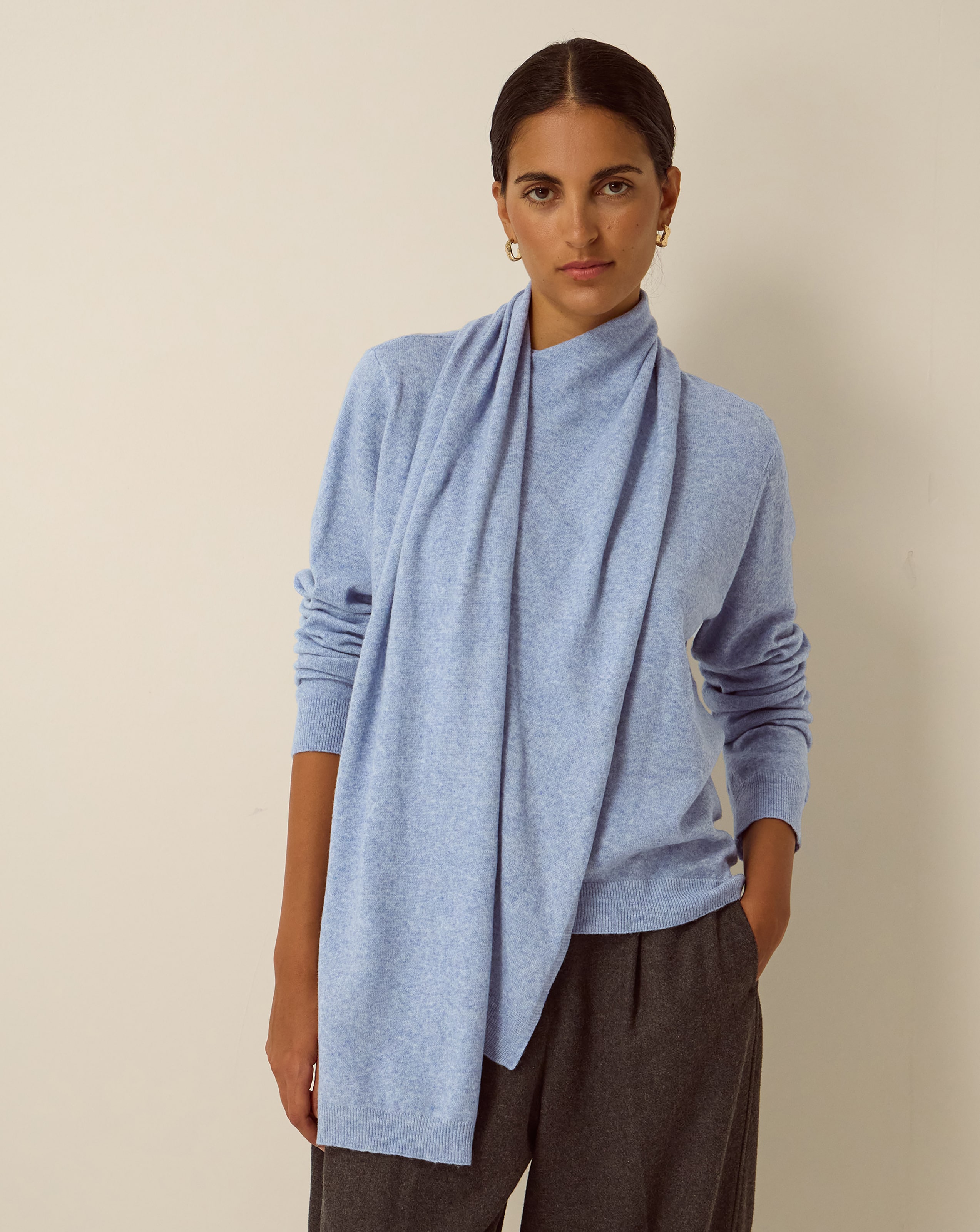Monsoon Shaw Scarf Knit Jumper
