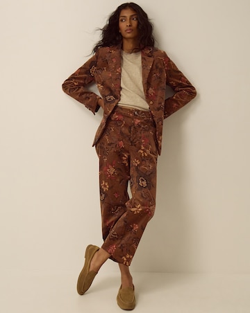 Monsoon Princella Floral Corduroy Blazer