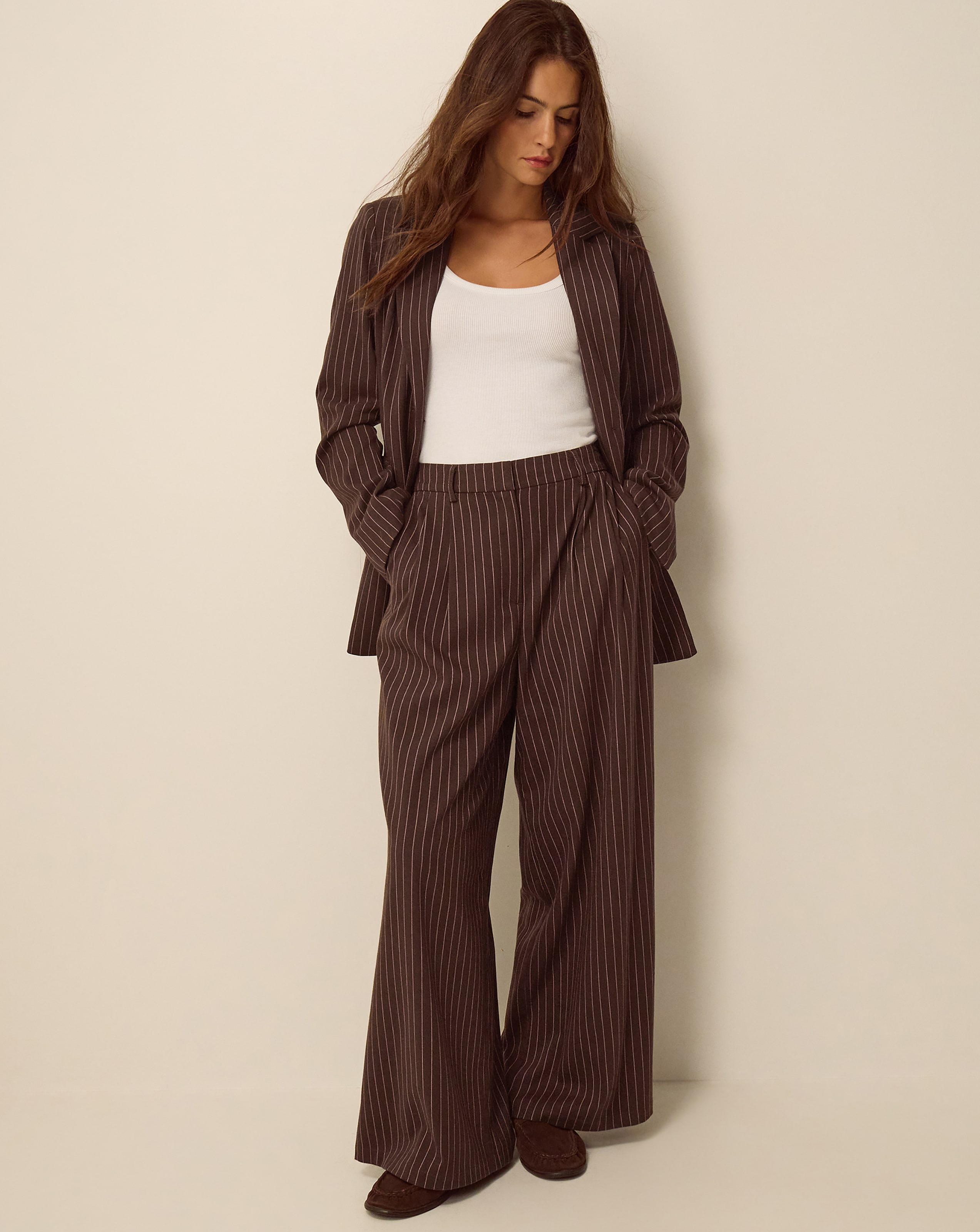 Monsoon Jen Pinstripe Blazer