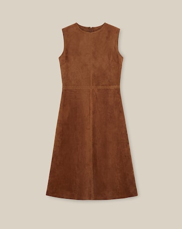 Monsoon Josie Faux Suede Midi Dress