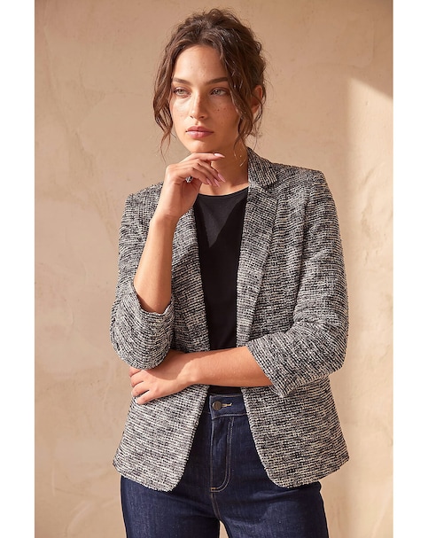 Roman Petite Boucle Stretch Blazer