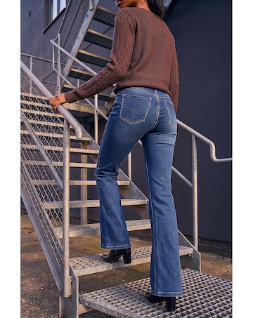 Roman Petite Bootcut Stretch Jeans