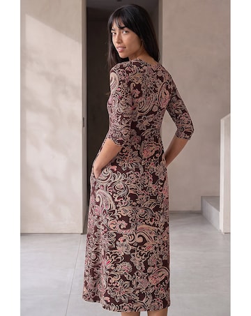 Roman Petite Floral Midi Dress