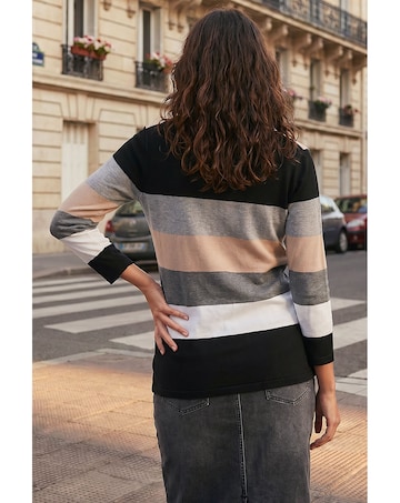 Roman Colour Block Hotfix Jumper
