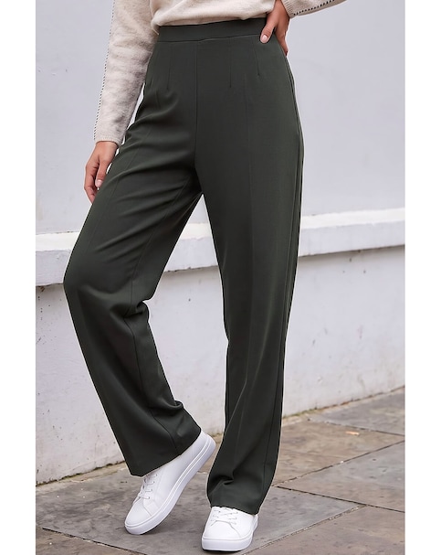 Roman Petite Straight Leg Ponte Trouser