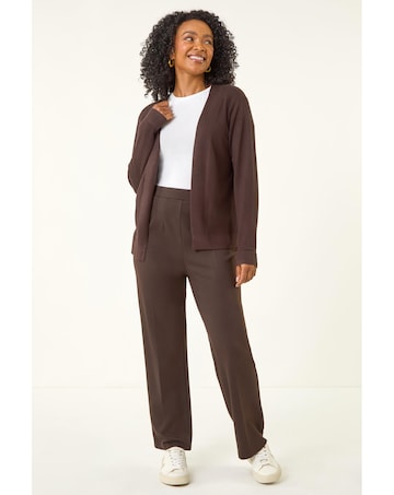 Roman Petite Plain Stretch Cardigan