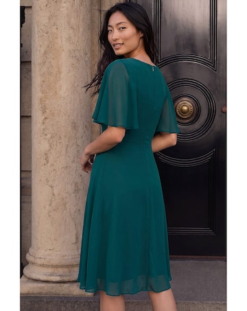 Roman Petite Embellished Skater Dress