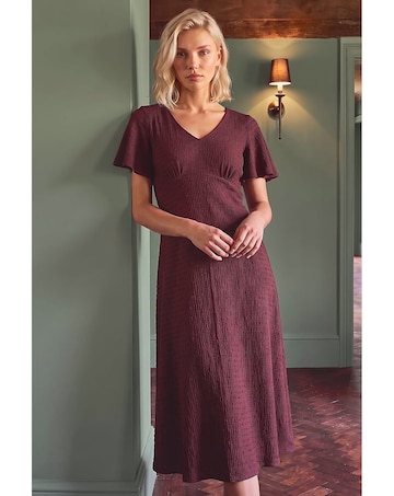 Roman Petite V-Neck Dress