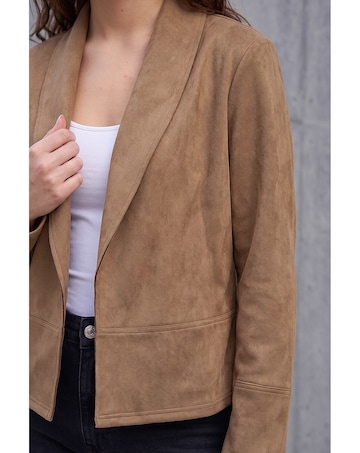 Roman Petite Faux Suede Jacket