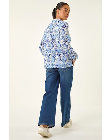 Roman Petite Floral Embroidered Blouse