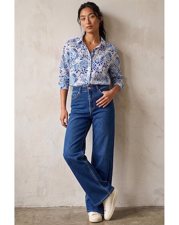 Roman Petite Floral Embroidered Blouse