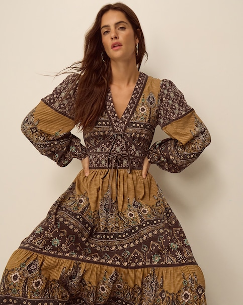 New In - Monsoon Branwen Floral Print Midi Dress