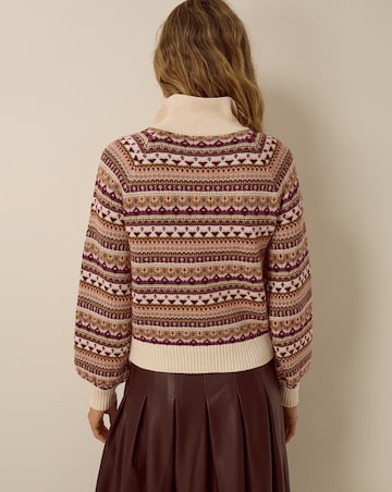 Monsoon Fie Fair Isle Cardigan