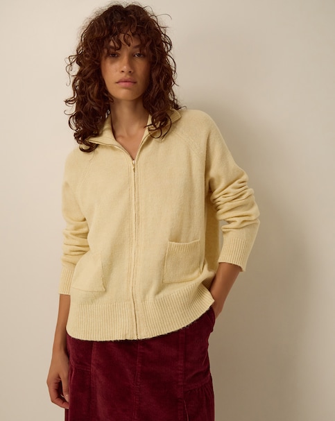 New In - Monsoon Zoe Zip Cardigan