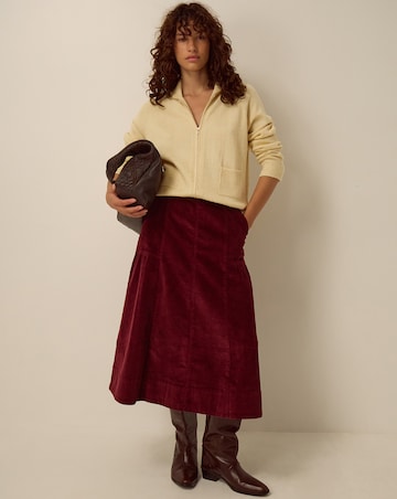 Monsoon Zoe Zip Cardigan