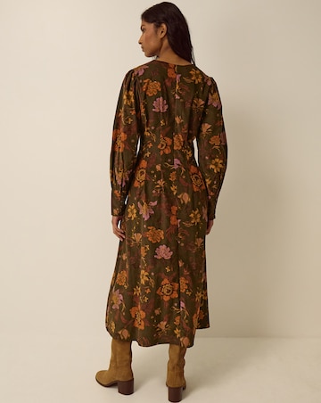 Monsoon Princella Corduroy Midi Dress