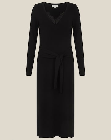 Monsoon Lulu Lace Knitted Midi Dress