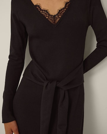 Monsoon Lulu Lace Knitted Midi Dress