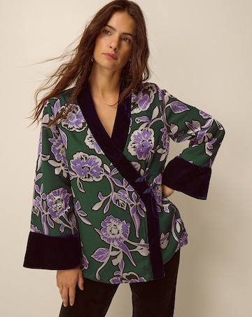 Monsoon Willow Floral Kimono Jacket