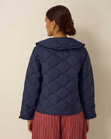 Monsoon Jade Collar Quilted Jacket