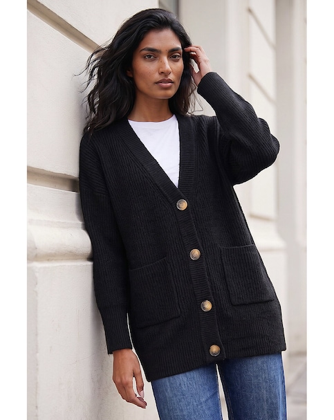 New In - Roman Relaxed Longline Cardigan