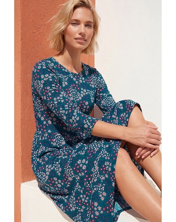 Roman Ditsy Print Pocket Midi Dress