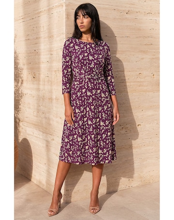 Roman Petite Twist Front Dress