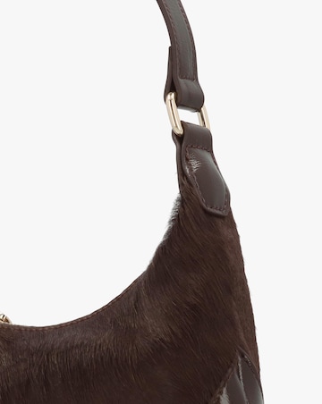 Valentino Bags Apolline Pony Hair Brown Hobo Bag
