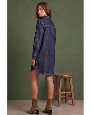 Roman Button Through Shirt Dress