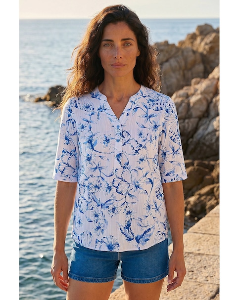 New In - Roman Classic Floral Print Shirt