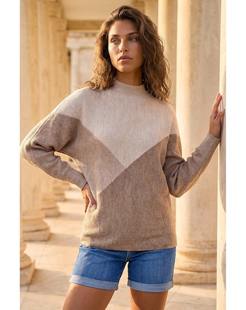 Roman Colour Block Soft Knit Jumper