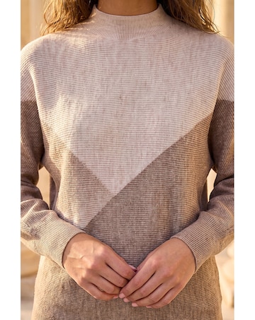 Roman Colour Block Soft Knit Jumper