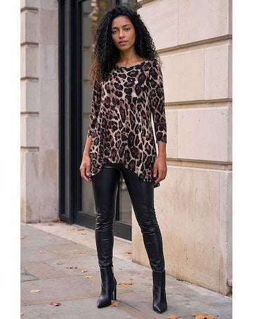 Roman Stretch Textured Animal Tunic