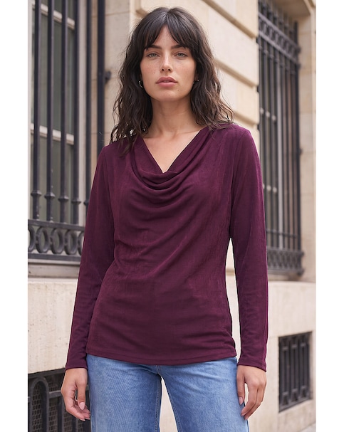 New In - Roman Cowl Neck Top
