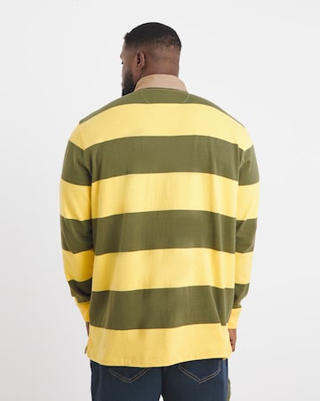 Polo Ralph Lauren Striped Rugby - Olive/Yellow
