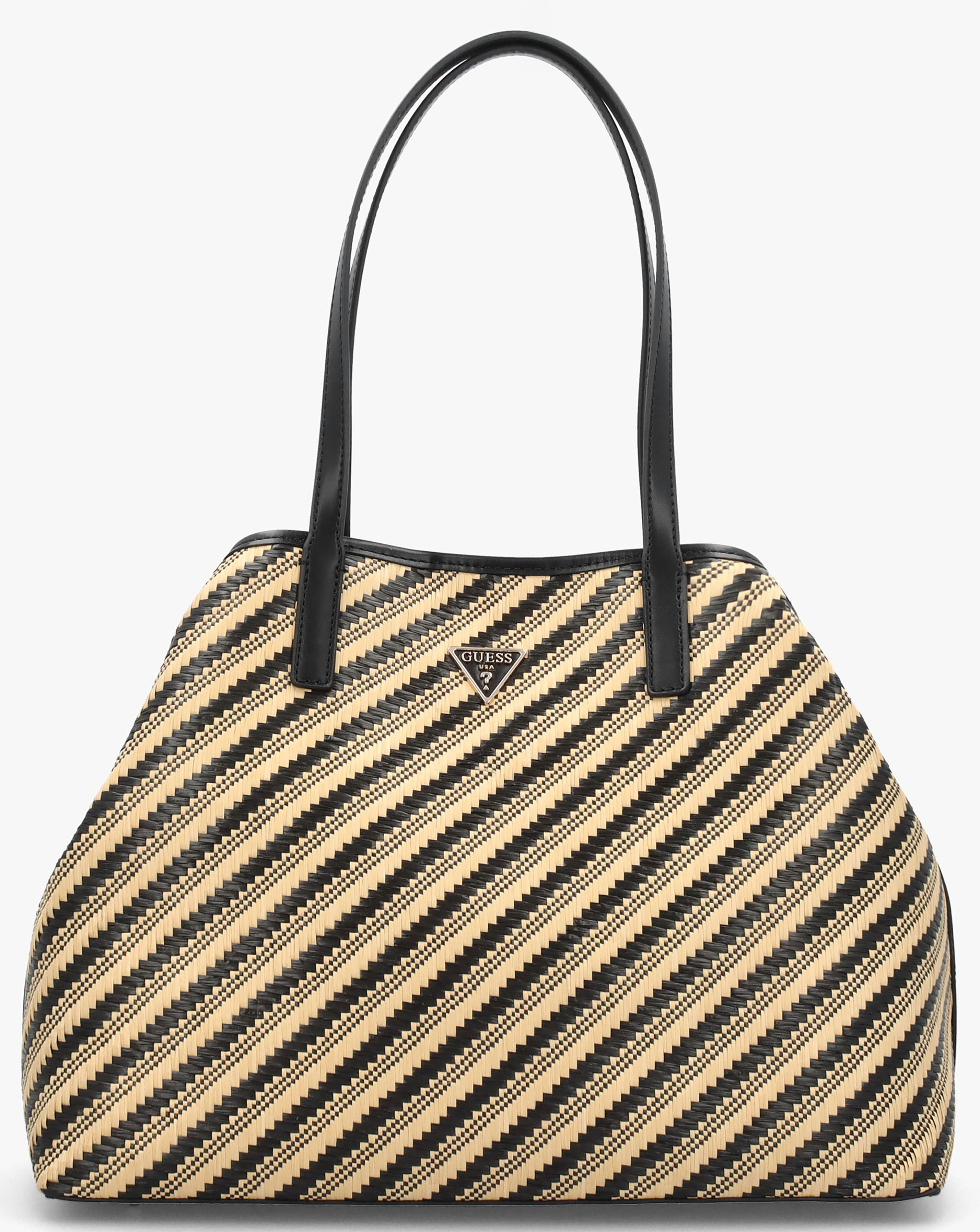 Guess Vikky II Black Beachy Tote Bag