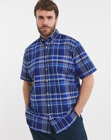 Polo Ralph Lauren Blue Check Short Sleeve Shirt