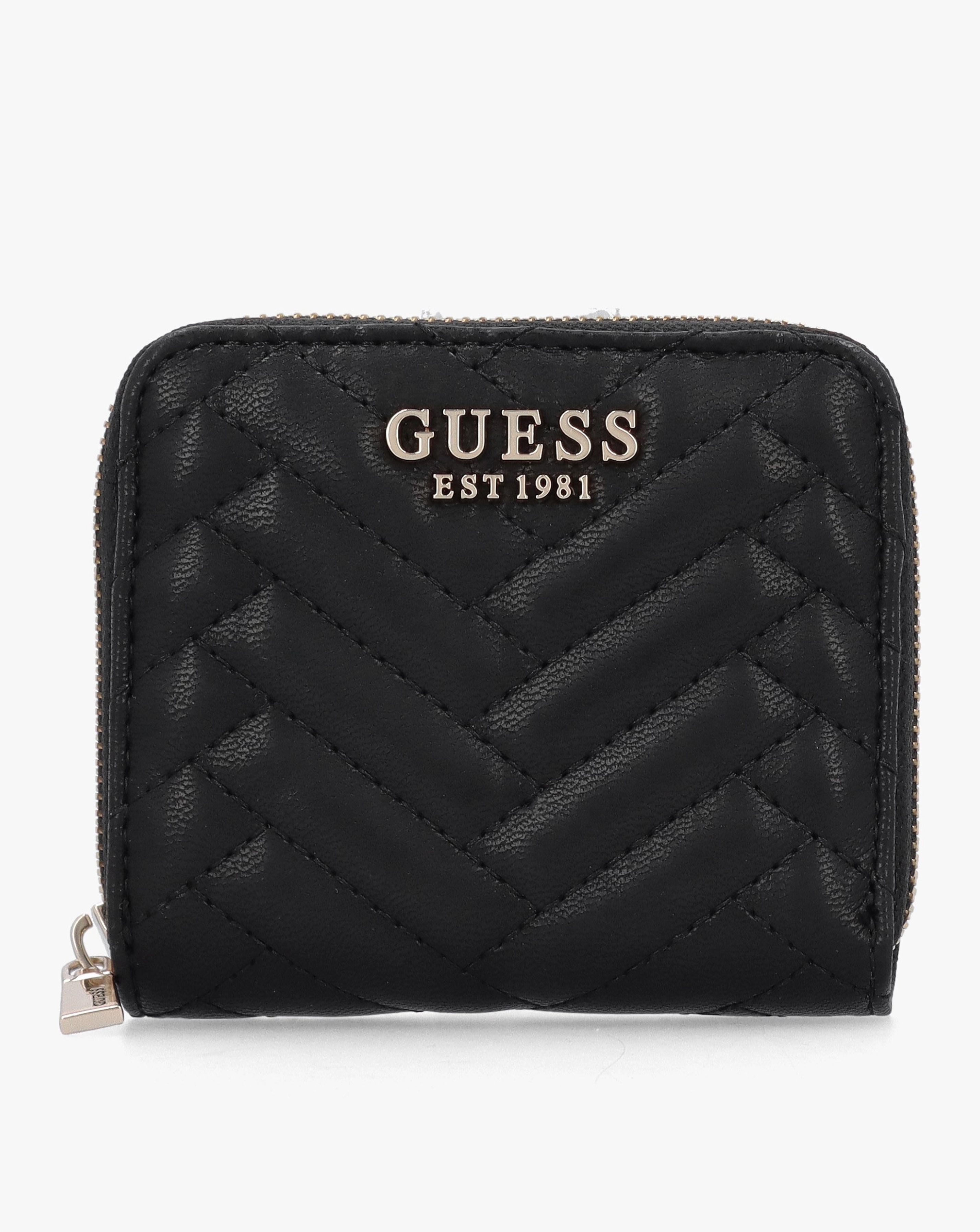 Guess Anning Quilted Zip Around Wallet