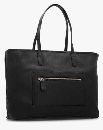 Guess Large Power Play 3 Black Logo Tech Tote Bag