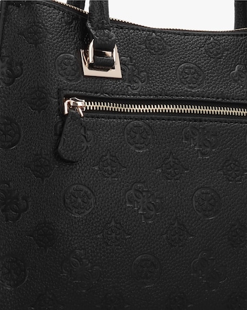 Guess Cresidia II Society Black Satchel Bag
